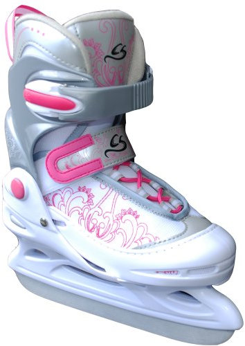 Cox Swain größenverstellbare Kinder Schlittschuhe Laura Gr. XS bis L, Colour: Light pink, Size: S (30-33)