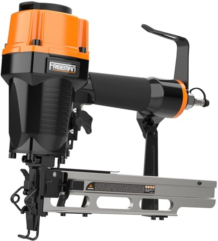 Freeman Pneumatic 16-Gauge 2 Medium Crown Stapler with Adjustable Metal Belt Hook | PSS50