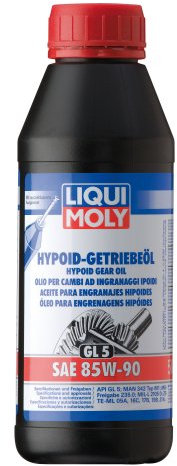 LIQUI MOLY 1404 Hypoid-Getriebeöl (GL 5) SAE 85 W-90, 500 ml