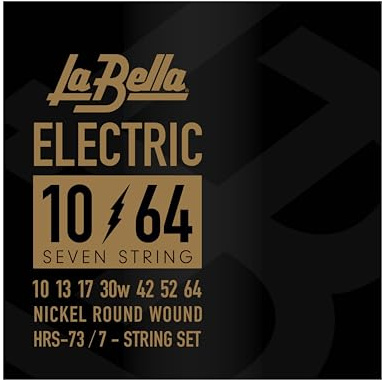 La Bella Saiten für 7-saitige E-Gitarre, Nickel Plated Steel 7-string, Extra Leicht