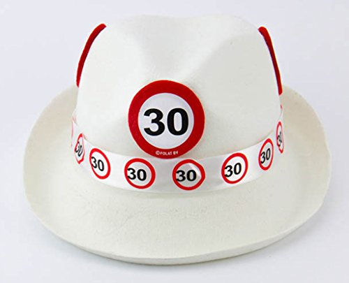 Folat Tribly Party hatt - trafikskylt, unisex, vuxen, en storlek
