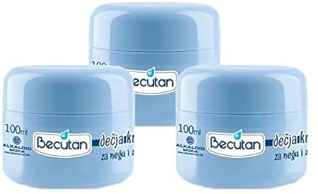 3 x Becutan Baby Wrapping Cream 100 ml (3x100 ml)