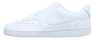 Nike COURT VISION LO, Men's Sneaker, WHITE/WHITE-BLACK, 6.5 UK (40.5 EU)