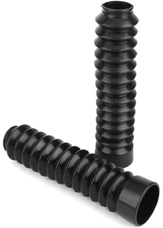 Keenso Motorrad Faltenbalg Gummi Vordergabel Staubschutz Stiefel Protector Shock Gaiters Pad Wrap Abdeckung Faltenbalg Motorrad Set