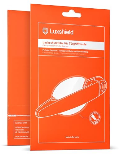 Luxshield Car Door Handle Protection Film for recessed grips for VW ID.3 E11 I 2020-2025 - Anti-Scratch Foil - Clear Paint Protection Film