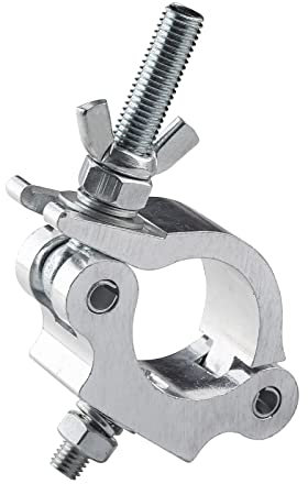 Clamps for Lights Stage Lighting Accessories, Lighting O Clamp Dj Light Pole Clamp Quick Release Truss Clamp, Half Coupler Hanging Bracket Stage Light Clamp Moving Head Light Hooks for Truss 48mm-51mm