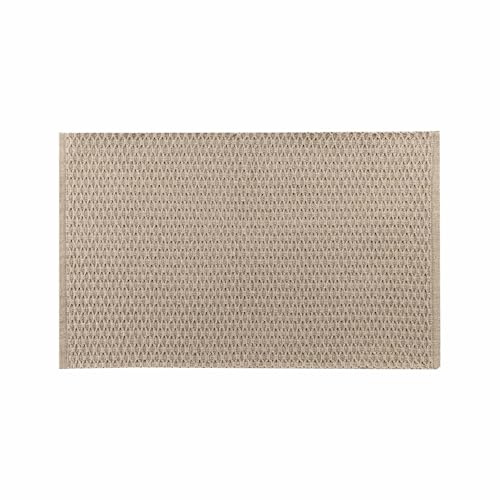 Douceur d'Intérieur, Tapis Rectangle (50 x 80 cm) Alivia Camel, Coton & Polyester Tissé