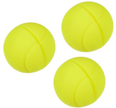 PATIKIL Tennis Vibration Dampener, 3 Pack Tennis Racket Damper Silicone Racket String Shock Damping for Tennis Racket and String, Yellow