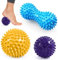 Lot de 3 balles de massage à picots réflexologie, Boule Myofasicale, Relâchement Myofascia, pour la Relaxation et soulager les douleurs musculaires, Masser les Pieds, dos, épaules, Bras