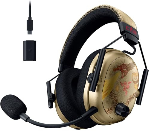 Razer BlackShark V3 Pro CS2 - Wireless e-sports headset Active Noise Cancellation - 50mm Audio Drivers - Detachable microphone - HyperSpeed 2,4 GHz & Bluetooth - FPS profiles - PC/Mac | Dragon Lore
