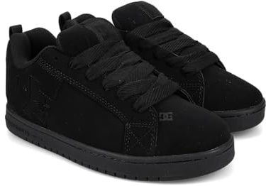 DC Shoes Corte Graffik, Scarpe da skateboard, Uomo, Nero, 42.5 EU