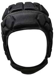 BARNETT Heat PRO Rugby Helm, Spielhelm Profi, Farbe schwarz (S)