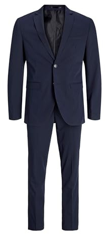 JACK & JONES Herren jprfranco Suit noos Business Anzug Hosen Set, Dark Navy, 48 EU
