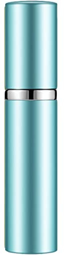 Travelofo 5 ml reseparfymflaska, parfymförstärkare med fickstorlek, påfyllningsbar minisprayflaska, läckagesäker, parfymbehållare för kvinnor och män (blå)