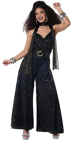 California Costumes, Let's Dance - Disco Jumpsuit, Women's Size Medium