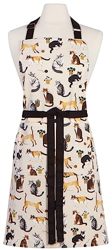 Now Designs katt kollective kockförkläde kök 71 x 81 cm