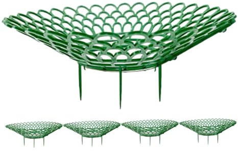 ROMISBABA 5 Piezas Paquete Soportes Fresas Ergonómicos para Jardín Estantes Cultivo Fáciles Montar Marco Organizador Plantas Fresas Soporte Plantación Resistente Diseño Decorativo para