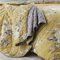 Catherine Lansfield Canterbury Floral Reversible Quilted 220x230cm Bedspread Ochre
