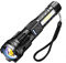 HOSONIC A76 Taschenlampe Led Aufladbar Extrem Hell 20000 Lumens - Taktische Taschenlampen Mit Seitenlicht Rote Blau Licht, 7 Modi Clip Flashlight, TYPE-C, Batterieanzeige