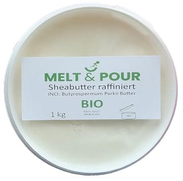 1 kg Sheabutter Raffiniert Bio Vegan Kosmetik Rein Naturlich Cosmos