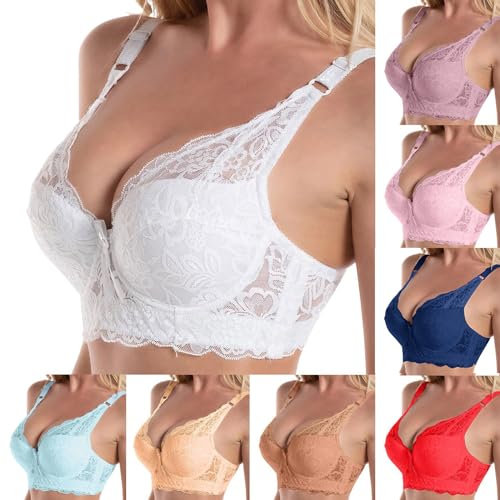 Dirndl BH Push Up Große Größen Spitzen BH Sexy Büstenhebe Dirndlbluse Dirndl BH mit Bügel Sport Damen-BHS Weiß Schwarz Große Brüste Klassische BHS Dirndl Bluse Bequem Weich Maternity Bra