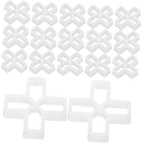 DIYEAH 100pcs Tile Leveling System Spacers for Precise Tile Placement in DIY Flooring and Wall Tiling Projects