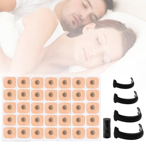 60PCS Cerotti Nasali Magnetici, Cerotto Nasale Magnetico, Nose Strips Magnetic - Ridurre il Russare, Migliorare la Qualità del Sonno - Resistente al Sudore, Amichevoli Della Pelle