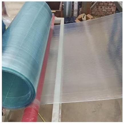 ZXCVBNAS Fibreglass Panels Transparent Insulation Day Lighting Panels，Clear Roofing Sheet，UV Resistant Greenhouse Clear Film，Easy to Bend Rain-Proof Daylighting Panels(W0.8xL7m/2.6x23ft)