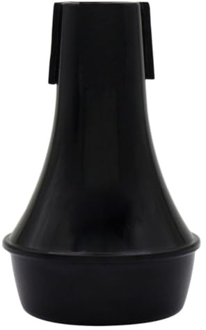 COHEALI Mini Trumpet Mute Silencer in Black Abs Material, Reduces Volume without Damaging Trumpet, for Practice and Occasions, Suitable for Beginners