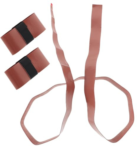 Kichvoe 3pièces Ruban Grip Badminton PU Antidérapant Bande Auto-adhésive Ultra Fine Absorbante et Confortable pour Poignée Raquette Badminton et Tennis
