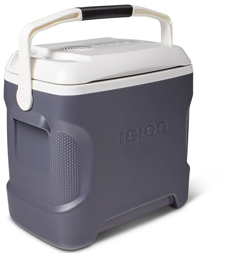 Igloo Thermoelectric Iceless 28Qt Electric Plug-in 12V Coolers, 28qt Iceless Gray