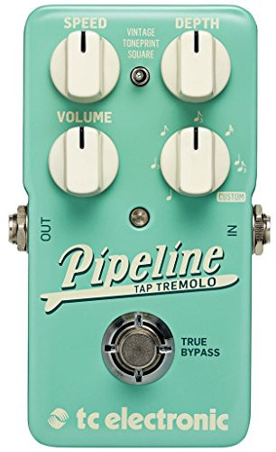 TC Electronic PIPELINE TAP TREMOLO Geniales Tap Tempo Tremolo mit Sequencer, Subdivisions und TonePrints* für klassische und abenteuerliche Tremolo-Sounds