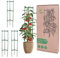LeafImpact 4-Pack Adjustable Metal Tomato Cage | Green | Plant Support Cage | Square, Hexagonal, Teepee | For Vertical Climbing Plants & Vegetables
