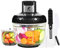 KONNEKT QuickBlend 2-in-1 Blender | Dual Speed & Capacity - 2.5L & 300ml | Electric Food Processor | Triple Stainless Steel Blade | Ideal for grinding and mincing Garlic, Onions, Meat and Baby Food