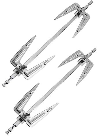 GOOHOCHY 2st Quadratische Grillgabel Ersatzgabel Für Heißluftfritteuse Drehspieß Rotisserie-spießstab Grillgabeln Schaschlikspieß Rotieren Rostfreier Stahl Brathähnchen Elektrischer Ofen