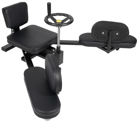 Bensträckare, bentränare, sträckarmar upp till 200° med hjul, ergonomisk bensträckare, balancettränare, lämplig för yoga, gymnastik, dans