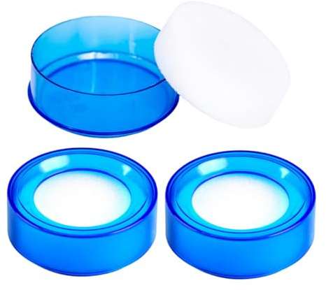 DIYEAH 3 pièces Lot de Éponges Humides Rondes pour Compter Humidificateurs de Doigts pour Manipulation Précise des Billets Accessoire Indispensable pour Personnel Financier