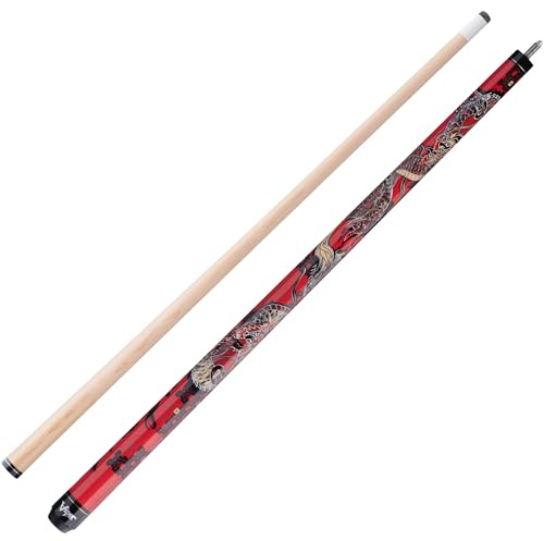 Viper Junior 48 2-Piece Billiard/Pool Cue, Dragon, 16 Ounce, One Size, Red