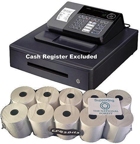 EPOSBITS® Brand Rolls to Fit Casio SE-S10 SES10 SES SE S10 S 10 Cash Register - 10 Rolls