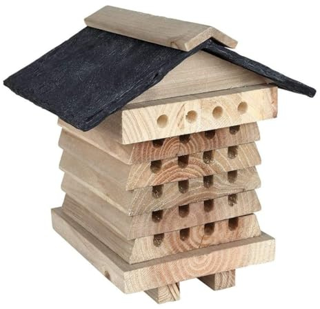 Gardman AE60015 – Colmena de Madera Natural, 19,5 x 20 x 21,5 cm