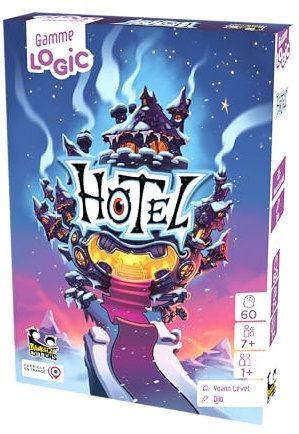 Blackrock Games Logic Hotel Range - brädspel - 7-årigt spel - brädspel för barn - solo-läge - logikspel - huvudspel - svensk version