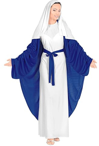 W WIDMANN MILANO Party Fashion - Disfraz Santa Maria, vestido, belen, navidad, disfraces carnaval