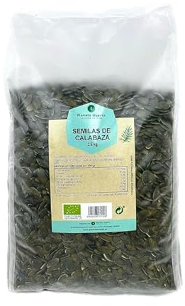 PLANETA HUERTO | Pipas de Calabaza ECO 2,5 kg - Pipas de Calabaza Apatas para Veganos y Vegetarianos