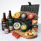 Cheese & Beer Hamper Gift Set | 5 Cheeses, 2 Chutneys, Crackers & 2 Craft Beers | Luxury Food Hamper for Men – Ideal Birthday, Thank You or Father’s Day Gift