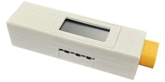 Högtalarkontakter digital kraftmätare xt-60 spänning ström watt mätare med LCD-skärm för RC-modeller och gör-det-själv-elektronik (vit)