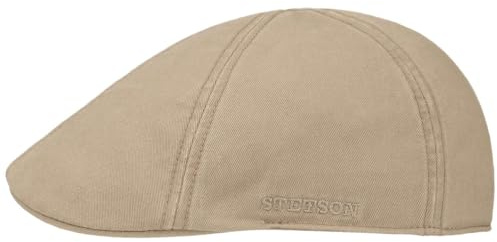 STETSON Texas Cotton Flat Cap enfargad UV-skydd 40 Dam Var Sommar