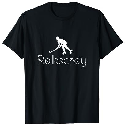 Modernes Rollhockey-Design. T-Shirt