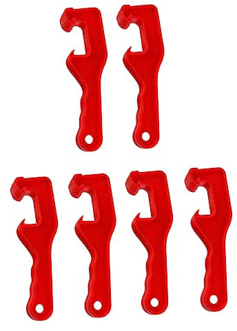 HEMOTON 6 Pièces à Bidon De Peinture D'un Gallon Extracteur De Couvercle De Seau Ouvre-boîte De Peinture Outils Universels Outil De Plastique Baril Ouvert