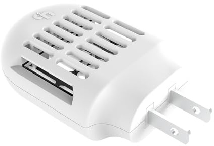 Simashts Mosquito Repeller, Electronic Mosquito Repellent Plug in Indoor Use, No Candles or Flames,DEET-Free, for Home, Bedroom, Office, Kitchen (White)