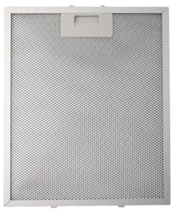 Dunstabzugshauben Filter Metall 340x270x9mm 5-Lagen Aluminium Fettfilter für Dunsthauben Ersatzteil Silber